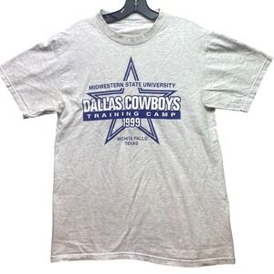 Vintage Dallas Cowboys Shirt Mens Medium 1999 Single Stitch Athletic Streetwear‎
